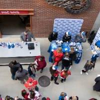 View of the event from above